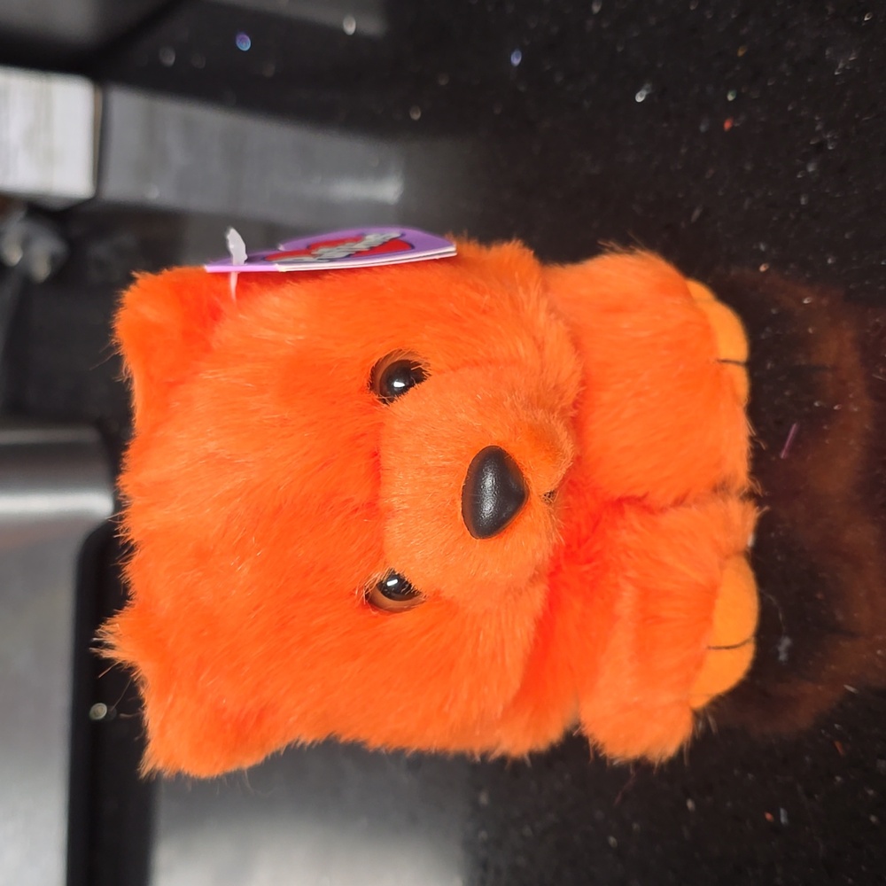 Vintage.  Collectible.  Swibco Puffkins.  Mango the Bear. DOB 6/4/98